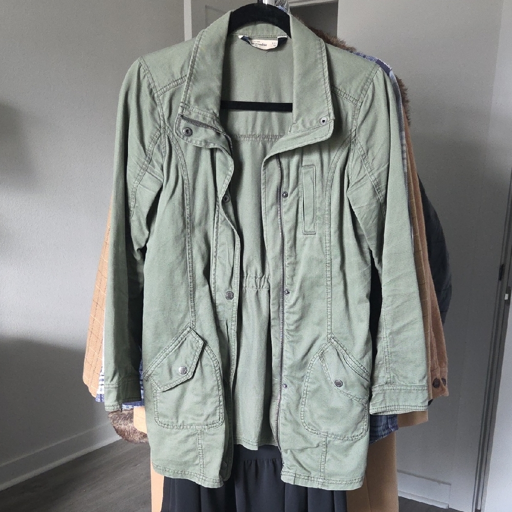 Abercrombie & Fitch Kids Green Jacket